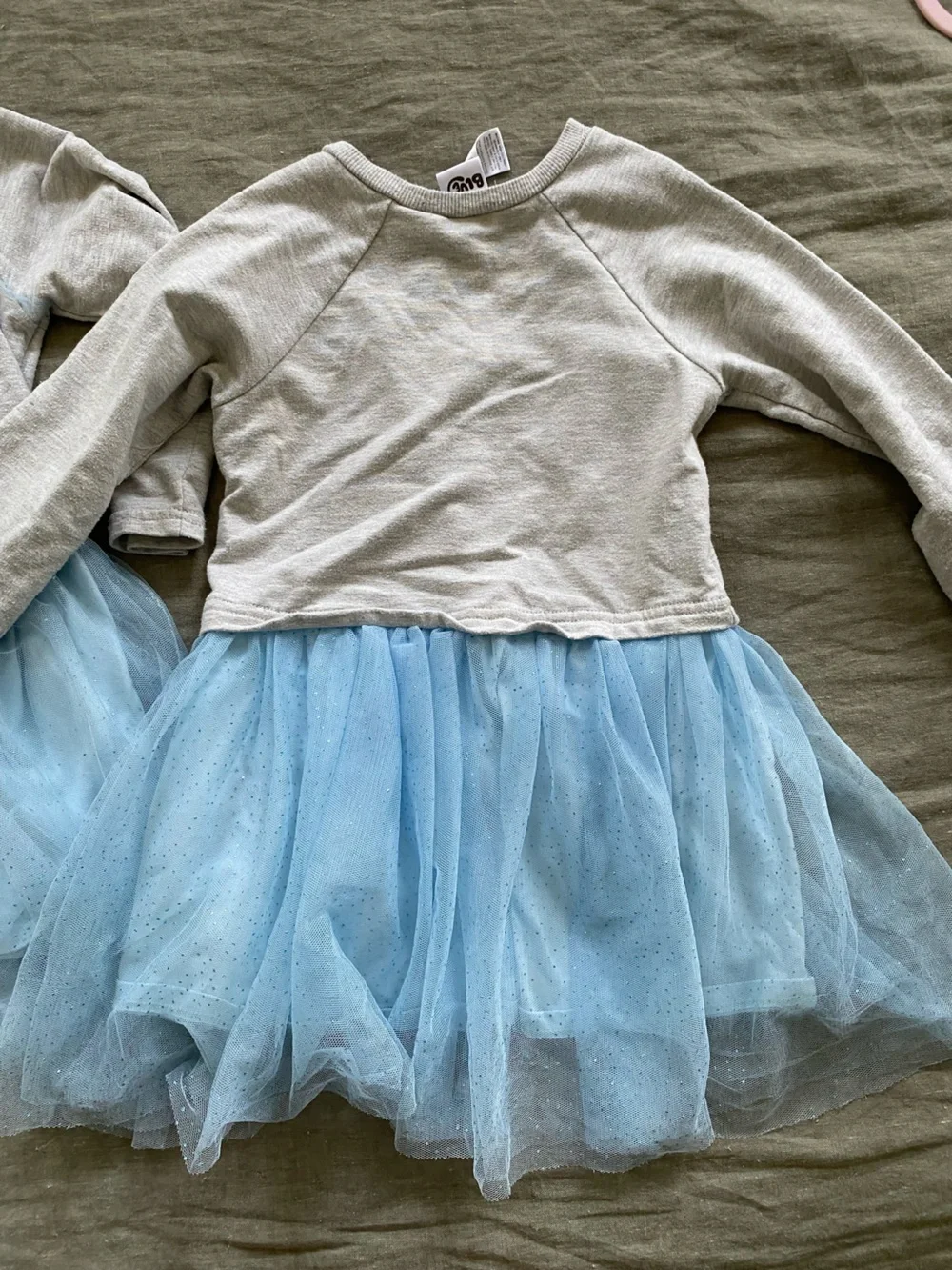 Twin Bluey tulle dresses, 5T.